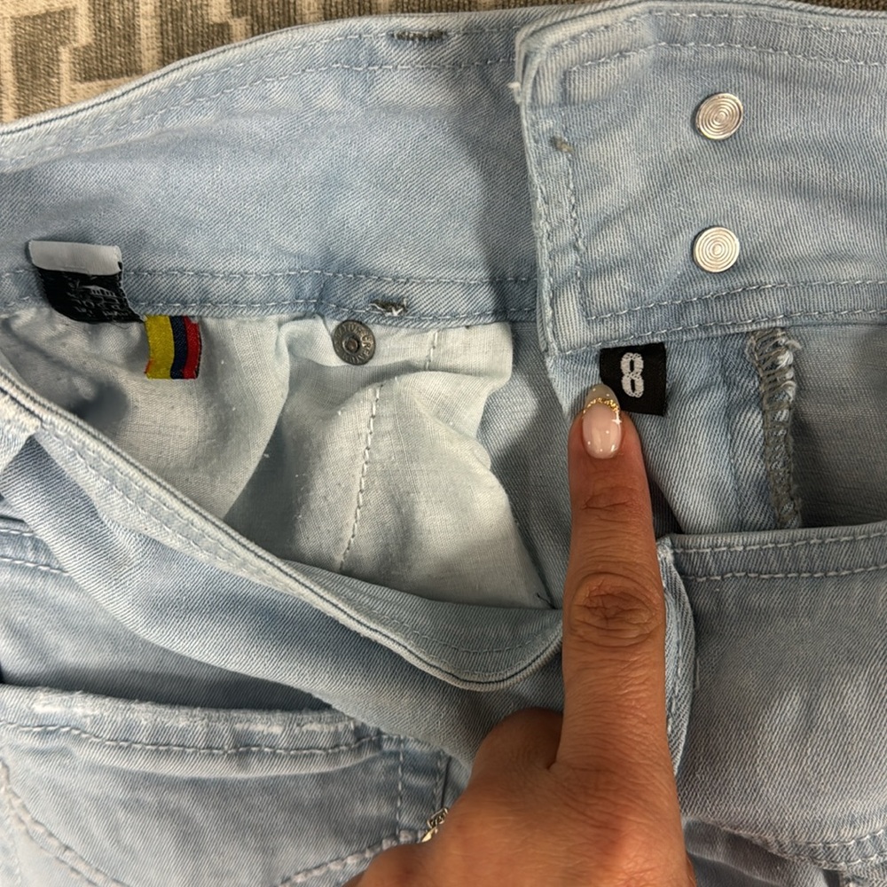Nicolette denim skirt. - Picture 3 of 4